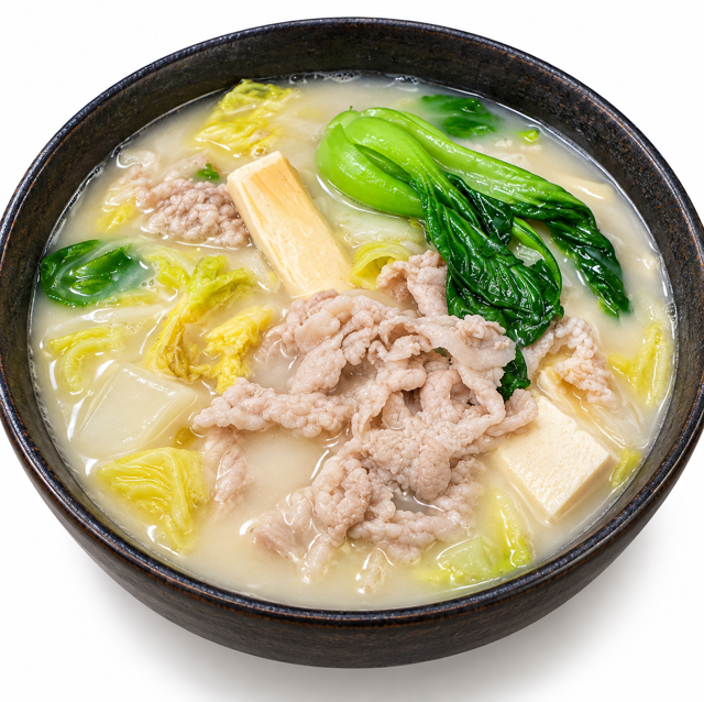 Pork Bone Udon Soup.