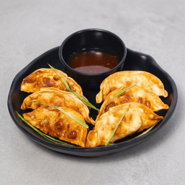 Fried Pork Dumplings.